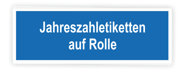 Jahreszahlen auf Rolle