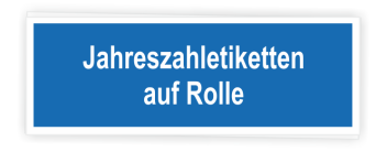 Jahreszahlen auf Rolle