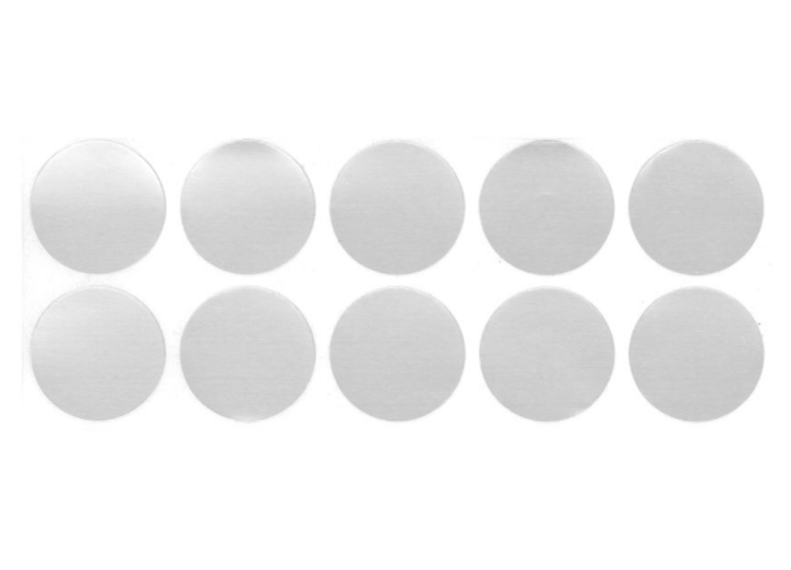 Verschlussetiketten Alu, 40 mm