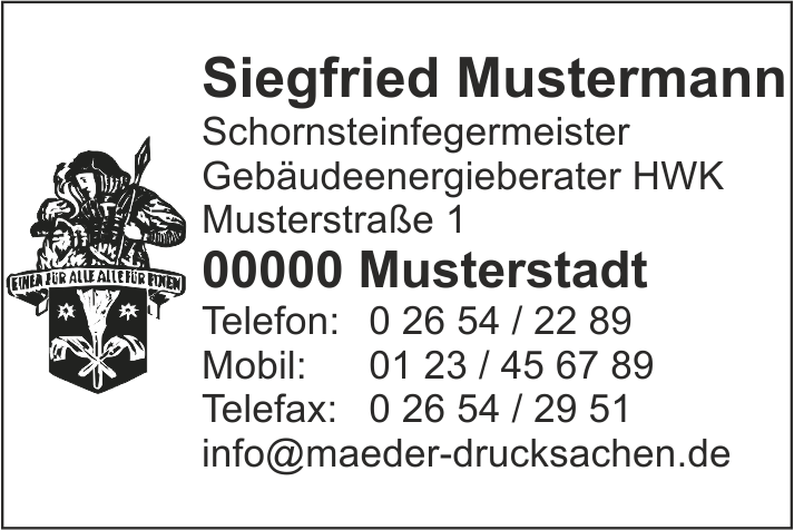 Printy 4927, Emblem "Florian" ab 6 Zeilen