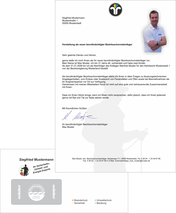 Kundenrundschreiben - Vorstellung im Kehrbezirk (hoheitlich)