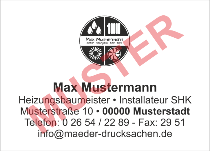 Haftetiketten "Firmenadresse", Schwarzdruck, PET Folie weiß