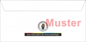 Briefumschläge DIN Lang mit Emblem Florian "Schornsteinfeger"