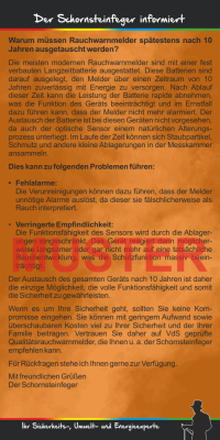 Kompakt-Flyer "Rauchwarnmelder", ohne Firmeneindruck
