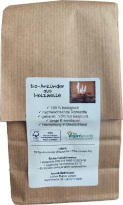 Bio-Anzünder aus Holzwolle - individuell