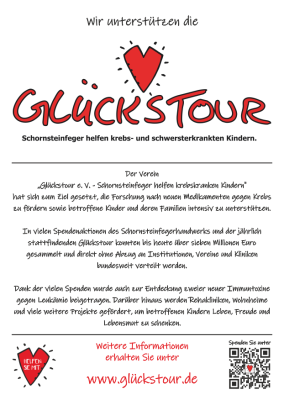 Ansagezettel als Postkarte, "Zum Glück..:" Florian